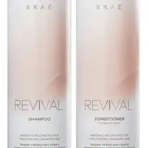 Kit Braé Revival Reconstrutor Shampoo 1l E Condicionador 1l