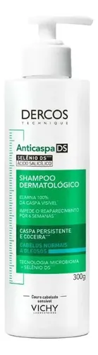 Shampoo Anticaspa para Cabelos Normais a Oleosos Dercos DS Vichy 300g