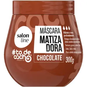 Máscara Matizadora Chocolate To De Cacho Salon Line 300g