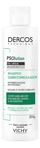 Vichy Dercos Shampoo Psolution Psoriasis Picazón Descamación 200ml