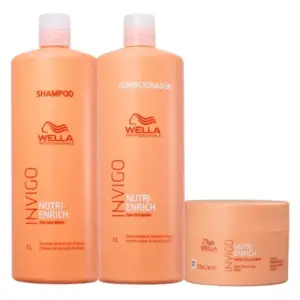 Wella Invigo Nutri Enrich Sh E Cond 1l, Máscara 150ml
