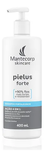 Shampoo Fortalecedor Pielus Forte 400ml Mantecorp