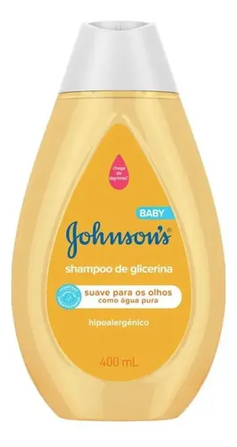 Shampoo Para Bebê Johnson's Baby De Glicerina 400ml