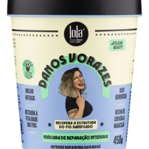 Máscara Lola From Rio Danos Vorazes Reparação Cabelos Danificados 450g