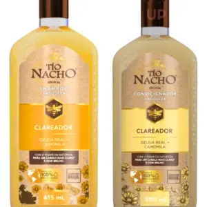 Shampoo + Condicionador Tio Nacho Clareador Antiqueda