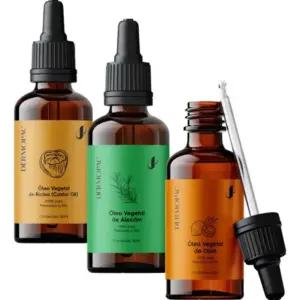 Kit Óleo Vegetal Ojon, Alecrim, Castor Oil Capilar 30ml