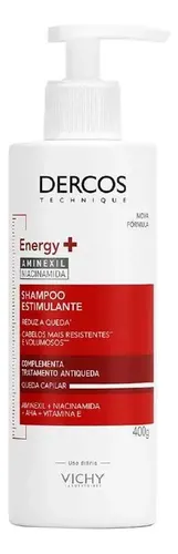 Shampoo Estimulante Antiqueda Dercos Energy+ 400g Vichy