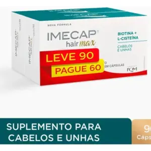 Kit Imecap Hair Max Cabelos E Unhas 90 Cápsulas