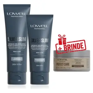 Lowell Silver Slim Kit Shampoo Hidratante E Condicionador