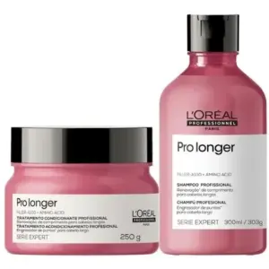 Kit Coffret Loreal Pro Longer Shampoo 300ml + Máscara 250ml