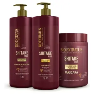 Kit Bioextratus Shitake Cabelos Desvitalizados Litrão Ofert