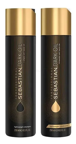 Kit Shampoo E Condicionador Sebastian Dark Oil 250ml