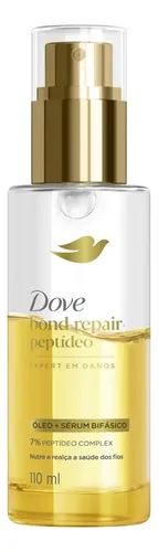 Dove Óleo e Sérum Bifásico Bond Repair + Peptídeo 110 ml
