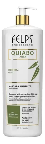 Felps Escova Progressiva De Quiabo Xbtx De Okra 1x1000 Ml