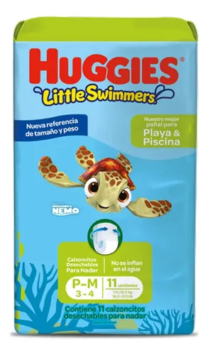 Fralda Infantil Para Nadar Huggies Little Swimmers P/m 11 Un