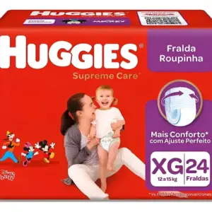 Fralda Huggies Supreme Care Roupinha Xg C/24un