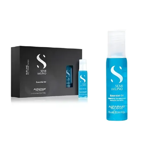 Oil Alfaparf Milano Essential Ampola Semi Di Lino Reparação 6 Ampolas De 13ml Cada