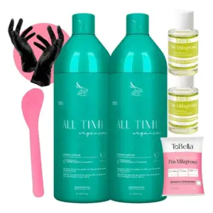 Kit 2 Progressivas All Time Orgânica Zap Passo 2 Máscara 1l