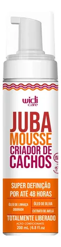 Juba Mousse Modela Criador Cachos Definidos Widi Care 180ml
