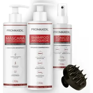 Klife Promaxidil Kit Antiqueda Shampoo + Máscara + Tônico