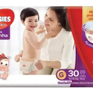 Fralda Huggies G Supreme Care Roupinha Mega 30 Unidades
