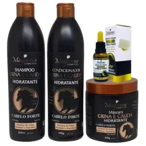 Kit Crescimento Crina E Cauda + Sérum Capilar 30ml Maycrene