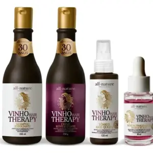 Kit Vinho Hair Therapy - Home Care Terapia Capilar Anti Age
