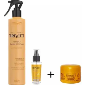 Trivitt Reparador De Pontas 30ml + Fluído Para Escova