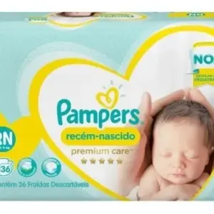 Fraldas Pampers Premium Care Recém-nascido Ate 4 Kilos 36 U
