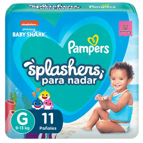 Fraldas Pampers Splashers Para Nadar Tamanho G 11u