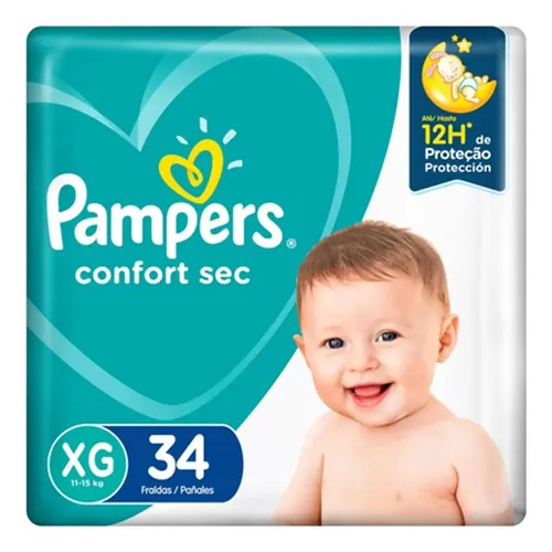 Pampers Confort Sec Xg C/34
