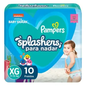 Fraldas Pampers Para Água G-xg 10 Unidades
