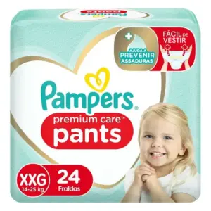 Fraldas Pampers Pants Tamanho XXG, 24 Un