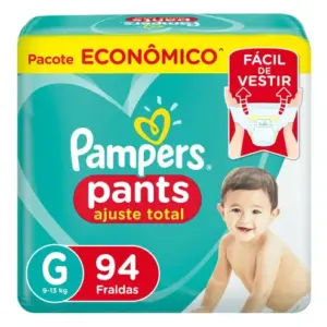 Fralda Pampers Pants Ajuste Total Max G 94 Unidades