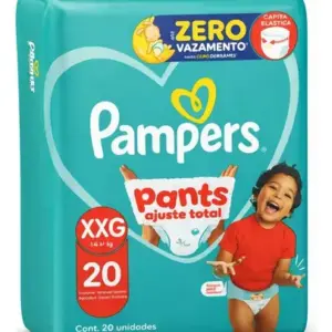 Fralda Pampers Pants Ajuste Total Mega Xxg Xxxg 20 Unids Extra Extra Grande (xxg) Sem Gênero