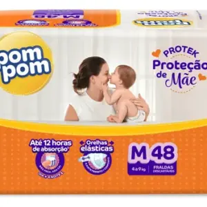 Fraldas Pom Pom Protek M x 48 unidades
