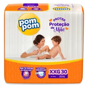Fraldas Pom Pom Protek XGG x 30 unidades