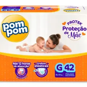 Fralda Pom Pom Derma Protek Mega G Com 42un