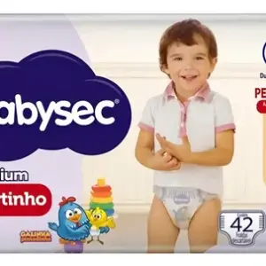 Fralda Babysec Premium Shortinho Sistema Perfctfit Xg 42 Und Gênero Sem gênero Tamanho Extra grande (XG)