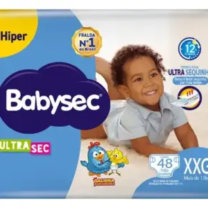 Fraldas Babysec Ultrasec XXG x 48 unidades