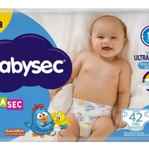 Fralda Babysec Ultrasec Mega P 42 Unidades