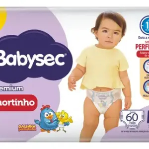 Fralda Babysec Galinha Pintadinha Shortinho M 60 Unidades