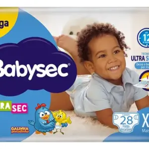 Fralda Babysec Ultrasec Galinha Pintadinha XXG – 28 Unidades