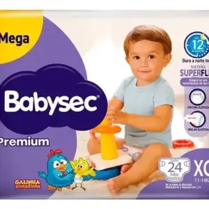 Fralda Babysec Galinha Pintadinha Premium Xg 24 Unids