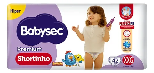 Babysec Fralda Galinha Pintadinha Pants Hiper Xxg 42 Unids