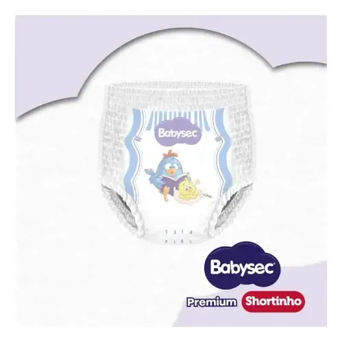 Fralda Babysec Galinha Pintadinha Shortinho Mega Xg - 22 Un Gênero Sem gênero Tamanho Extra grande (XG)