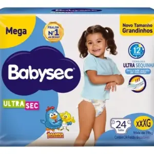 Fralda Babysec Ultrasec Mega Xxxg C/24