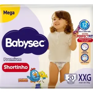 Fralda Babysec Galinha Pintadinha Mega Xxg 20 Unidades