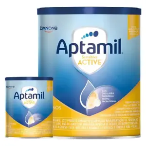 2 Latas -fórmula Infantil Em Pó Aptamil Active Danone 800gr