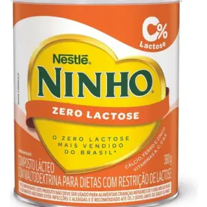 Composto Lácteo Forti+ Zero Lactose Em Lata De 380g Ninho